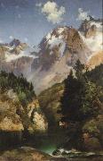 Thomas Moran Idaho Territory oil on canvas